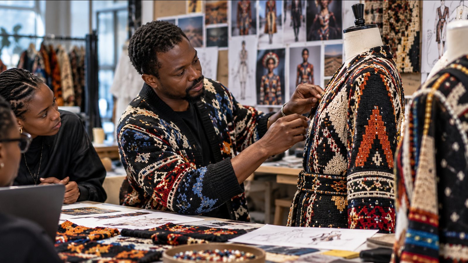 Création textile et motifs africains